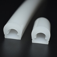 Bande lumineuse LED souple en silicone, tube néon circulaire lumineux à 180 degrés, 15*13 13*13, bande lumineuse en silicone