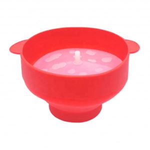 Tazones de Silicona Plegables para Palomitas de Maíz con Tapa, de Alta Calidad, con Logotipo Personalizado, Aptos para Microondas, para la Noche del Cine en Casa - Product Image 3
