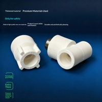 Raccords de tuyauterie PPR 20 mm, connecteur droit à filetage femelle, adaptateur en T, tuyau thermofusible 25 mm, 1/2 pouce