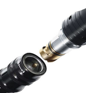 Coupleur à une seule étape pour équipement de sauvetage hydraulique utilisant un tuyau double-ligne conventionnel - Product Image 2