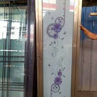 Porte d'intérieur de décontracté en aluminium pour salle de bains, de haute qualité, avec verre givré/low e
