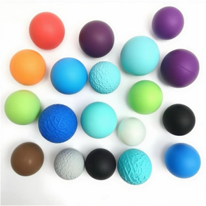 Tùy Chỉnh Mini Độ Đàn Hồi Cao Bóng Đồ Chơi Silicone Tự Nhiên Cao Su Nhỏ Cứng Nảy Bóng In Logo Pet Dog Đồ Chơi - Product Image 3