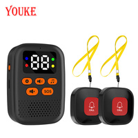 Système d'appel intelligent portable CF406, bracelets pour personnes âgées, bouton SOS, alarme d'appel d'infirmière d'urgence, systèmes d'alarme WiFi 10m