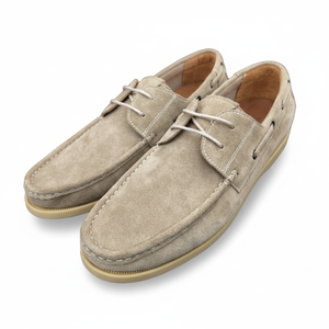 Chaussures <span class=keywords><strong>bateau</strong></span> décontractées pour hommes, basses, à lacets, légères, respirantes, polyvalentes et confortables, en cuir <span class=keywords><strong>nubuck</strong></span> fait main avec semelle intermédiaire en suède anti-odeur - Product Image 4