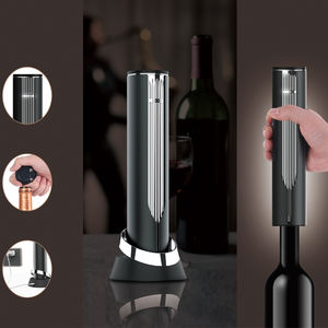 Abrebotellas Eléctrico de Vino y Aireador Automático Negro Recargable por USB - Product Image 1