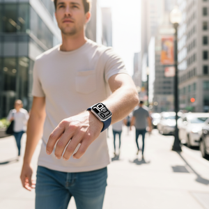 Smartwatch <span class=keywords><strong>Apple</strong></span> <span class=keywords><strong>Watch</strong></span> S10 Usato 42/46mm, Conveniente con Monitoraggio Frequenza Cardiaca, Ideale per Jogging Mattutino all'Aperto - Product Image 1