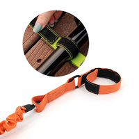 Accessoires de pêche en kayak de haute qualité personnalisés, sangle de pagaie extensible, cordon de sécurité, laisse de pagaie de kayak