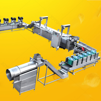 500kgh frites flocons de pommes de terre chips de banane chips faisant la ligne de production Machine croustilles machine à frire