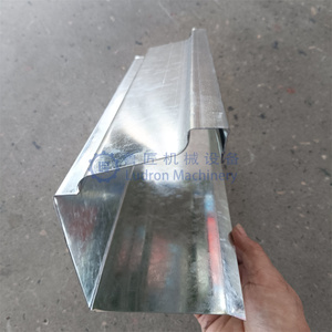 Độ chính xác cao màu thép k phong cách mưa máng xối Máy làm thủy lực K Phong Cách Nước máng xối Máy làm - Product Image 6