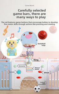 Corralito Plegable para Bebés, Barrera de Seguridad, Corralito Portátil Grande para Interiores y Exteriores para Bebés y Niños Pequeños - Product Image 3