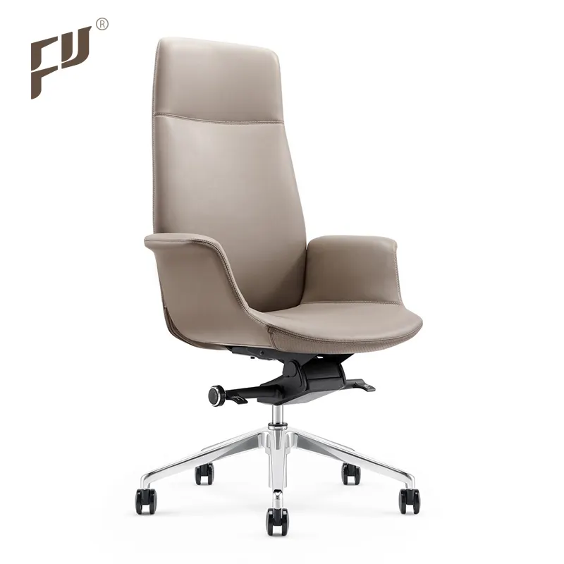 FURICCO أمريكا نمط الحديثة الألومنيوم قاعدة التنفيذي كرسي مكتب جلد ل مدير