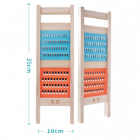 2-in-1 Handmatige Groentehakker 2,5 mm Medium 4,5 mm Extra Groot Julienne Houten Mandoline Snijder Roestvrijstalen Messen Keuken