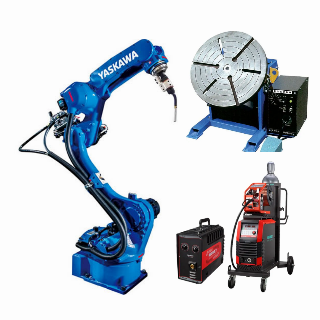 YASKAWA AR1440 6 eixo automático soldagem braço robótico rápido e preciso com YRC1000 robô controlador arco soldagem robô