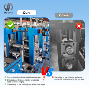 High Frequency ERW Welding <span class=keywords><strong>Machine</strong></span> Linha de Produção Automática para Ferro Aço Carbono Tubos Com Motor Alto Motor - Product Image 4