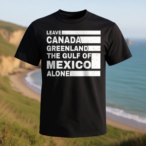 Camiseta Retro Americas Gulf Leave Canada Greenland The Gulf Of Mexico Alone - Product Image 3