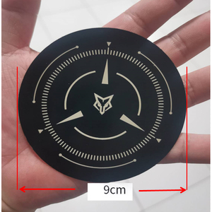 6/9cm Metal Plate Ring for Magnetic Car IPad Holder Radiator Iron Sheet Sticker for Phone IPad / Tablet PC - Product Image 5