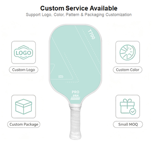Pala de Pickleball de Fibra de Carbono Toray T700, Núcleo de Panal de Abeja de PP de 16 mm con Tela de Fibra de Carbono Reforzada para Entrenamiento y Competición - Product Image 6