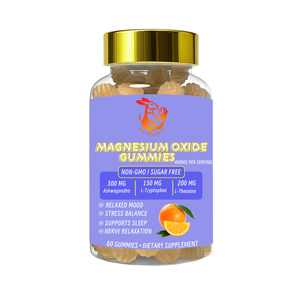 Gummies de Suppléments à Base de Plantes en Gros pour Usines avec Extrait de Camomille et L-Tryptophane pour Prévenir les Crampes Musculaires, Gummies à l'Oxyde de Magnésium - Product Image 1
