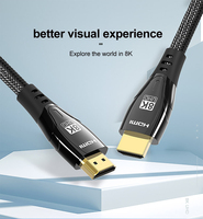Câble HDMI 2.1 Ultra Haute Vitesse A030 PVC Compatible avec PS5 8K/60Hz HDR EARC HDCP 48 Gbps 1m 1.5m 2m 3m 5m Câble HDMI 8K