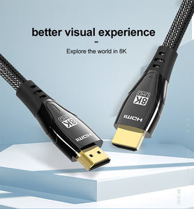 สาย HDMI 2.1 ความเร็วสูงพิเศษ A030 ผลิตจาก PVC รองรับ <span class=keywords><strong>PS5</strong></span> 8K/60Hz HDR EARC HDCP 48Gbps ความยาว 1 ม. 1.5 ม. 2 ม. 3 ม. 5 ม. สาย HDMI 8K - Product Image 3