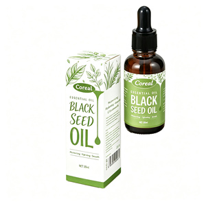 Aceite de Semillas Negras Coreal 30ml, Aceite Esencial Nutritivo para Reparación e Hidratación del Cabello Dañado - Product Image 1
