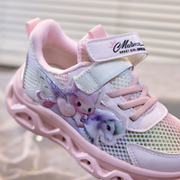 Chaussures de sport pour filles Cema, nouvelles chaussures de princesse en mesh pour l'été, avec lumières LED, chaussures décontractées à enfiler pour bébés, pointures 25-33