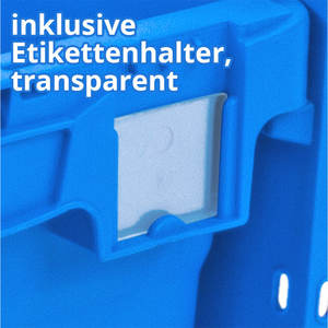 Mehrwegbehälter "profi", verplombbar, lxbxh 600x400x415มม., 78ลิตร - Product Image 6