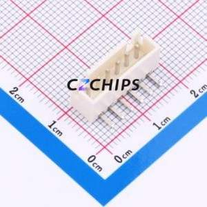 BX-XH2.54-6PWZ-GW Wire-to-Board Pin Header Bent Lead Through Hole,P=2.5mm Connector 1x6P 2.5mm Right Angle Insert XH - Product Image 1