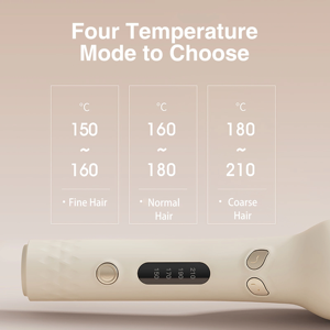 Fer à friser professionnel en céramique à long barillet, portable, rechargeable, rotatif automatique, outil de coiffage rapide - Product Image 3
