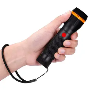LOHAS Mini Flashlight Adjustable Focus Zoomable 2 Modes AAA Battery Powered LED Portable Pocket Torches for camping, hiking