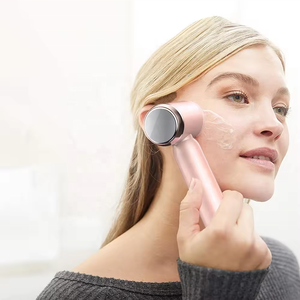 Cepillo exfoliante <span class=keywords><strong>facial</strong></span> con pantalla LCD eléctrica, masajeador <span class=keywords><strong>facial</strong></span> de silicona, dispositivo de belleza para limpieza de la piel para rejuvenecimiento, eliminación de pigmentos, Reino Unido - Product Image 1
