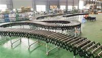 Convoyeur à roulettes flexible en acier inoxydable, fabricant, personnalisé, pour atelier, livraison gratuite