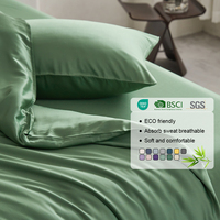 Draps de lit super doux pour berceau, texture soie, écologiques, en coton biologique, vente en gros pour Noël