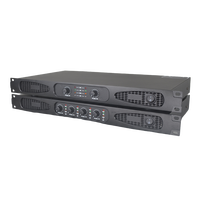 Amplificateur de puissance audio de classe D 1U pour système de sonorisation professionnel de théâtre commercial et de parc d'attractions