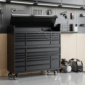 Wholesale OEM High Quality Antirust Rolling Tool Cabinet 15 <strong>Drawers</strong> 72inch Stainless Steel <strong>Workshop</strong> Garage Storage 500KG Load - Product Image 2