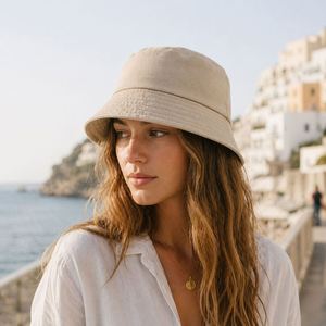 Oem 100% Cotton Bucket Custom Logo Unisex Fisherman Wholesale Outdoor Sun <b>Hat</b> <b>for</b> Promotion Giveaways Events - Product Image 2