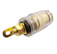 Connecteur banane 32mm filetage 4mm amplificateur moyen haut-parleur fiche banane connecteur de prise borne borne de liaison