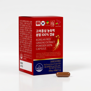 Hongilcheon - Extracto de Ginseng Rojo Coreano en Polvo, Suplemento en Cápsulas 100% - Product Image 2