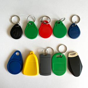 GETSMART Porte-clés NFC programmable en cuir, mini porte-clés RFID LF pour hôtel, parking, portail - Product Image 2