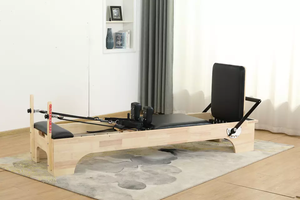 Equipo Comercial Usado OEM, Camas de Madera para el Hogar, Máquina de <span class=keywords><strong>Pilates</strong></span> <span class=keywords><strong>Reformer</strong></span> de Madera de Haya para Venta - Product Image 4