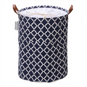 KUYUE Cotton Folding Laundry <b>Hamper</b> with Extended Handles Free Standing Home Storage <b>Basket</b> - Product Image 3