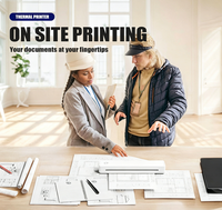Printer Thermal A4 Ringkas untuk Rumah, Kantor, dan Perjalanan, Printer Mini Portabel untuk Ponsel