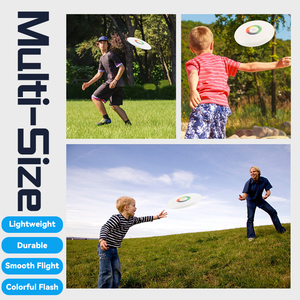 Đĩa Thể Thao Bền 20/25/26, 5/30Cm Đĩa Ném Tương Tác Tiệc Ngoài Trời Trong Nhà Đồ Chơi Trò Chơi Đĩa Bay Nhấp Nháy Cho Trẻ Em Người Lớn - Product Image 2