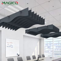 Panneaux de plafond insonorisants en polyester, déflecteurs de plafond colorés, panneaux acoustiques, nuages acoustiques absorbants le son pour animaux de compagnie