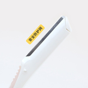 Recortador de Cejas de Acero Inoxidable Personalizado Xirui, Mango Recto para Mujer con Red Protectora, Recortador de Cejas Portátil de Amplio Rango - Product Image 3