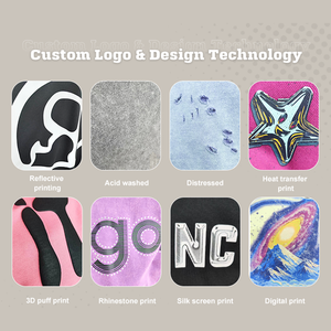 Sudaderas con capucha de algodón de gran tamaño personalizado gota hombro pulóver con capucha sudadera de peso pesado para ropa de calle unisex fabricante de moda - Product Image 6