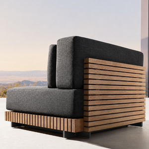 Nordico impermeabile cuscino esterno terrazza balcone angolo combinazione di <span class=keywords><strong>legno</strong></span> mobili <span class=keywords><strong>da</strong></span> <span class=keywords><strong>giardino</strong></span> Teak <span class=keywords><strong>Set</strong></span> divano <span class=keywords><strong>da</strong></span> <span class=keywords><strong>giardino</strong></span> - Product Image 6