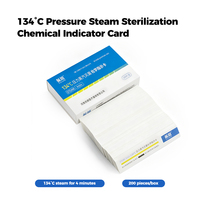 Sterilisations-Indikatorkarten OEM ODM Kundenspezifische Marke Hersteller Dampf-Autoklav-Indikator 121 132 134 200 Stück pro Box