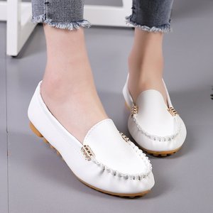 Nuove <span class=keywords><strong>Scarpe</strong></span> Basse da <span class=keywords><strong>Donna</strong></span> con Suola in TPR, Fondo Morbido, Slip-on, Mocassini, <span class=keywords><strong>Scarpe</strong></span> da Mamma, <span class=keywords><strong>Scarpe</strong></span> da Infermiera Bianche, Taglie Grandi <span class=keywords><strong>43</strong></span> <span class=keywords><strong>44</strong></span>, per Uso Quotidiano Casual - Product Image 2
