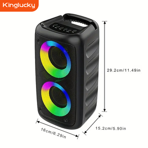 Tốt Nhất Bán Kinglucky Bt Đài Phát Thanh Loa HY-3317 Loa Không Dây Công Suất Cao Mỹ Địa Phương Cửa Hàng Nhà Karaoke Loa Không Dây - Product Image 6